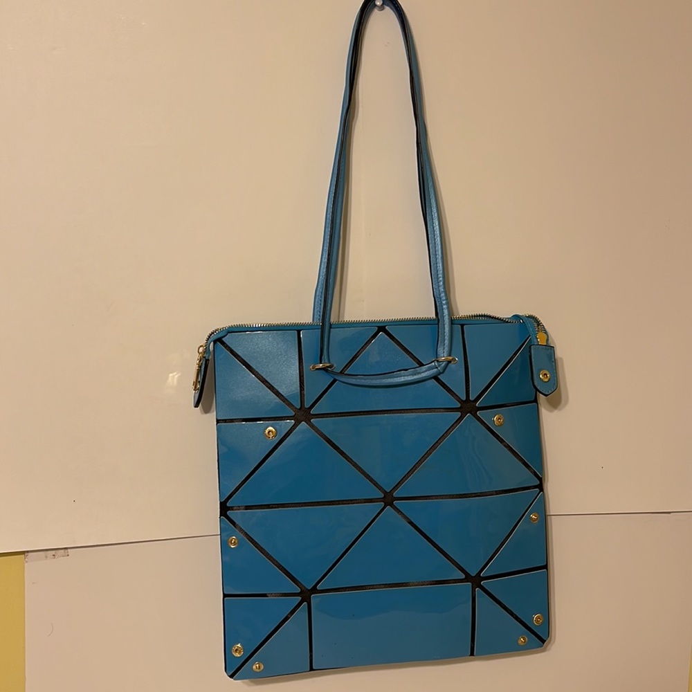 Geometric Design Handbag - Picture 5 of 8
